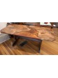 Ambrosia Maple Coffee  Table with copper epoxy