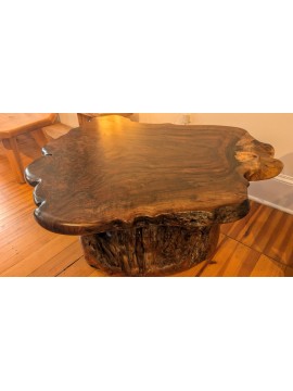 Claro Walnut Burl Coffee Table